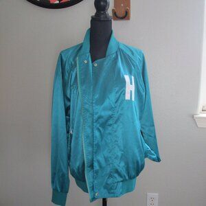 Hotel 1171- Hotel CA Satin Jacket Tiffany Blue Size Large